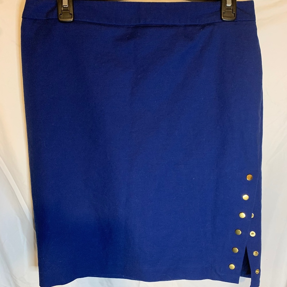 Worthington 12 Petite Blue Skirt